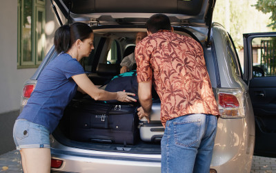 Slim ingepakt op autovakantie